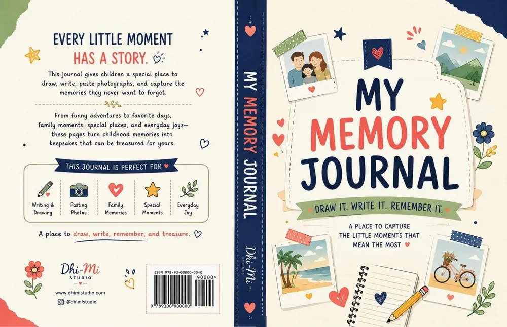 My Memory Journal cover — Draw It. Write It. Remember It.